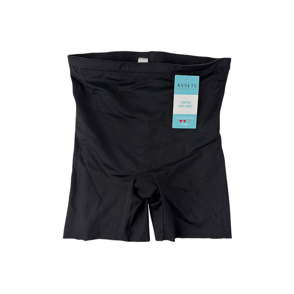 Assets by Spanx Shaping Girl Shorts Medium Black NWT